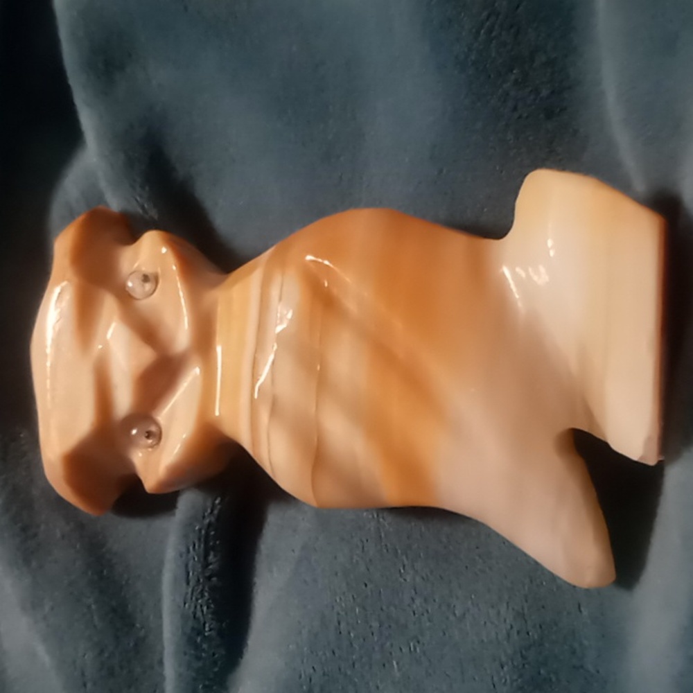 Carver alabaster owl figurine.
